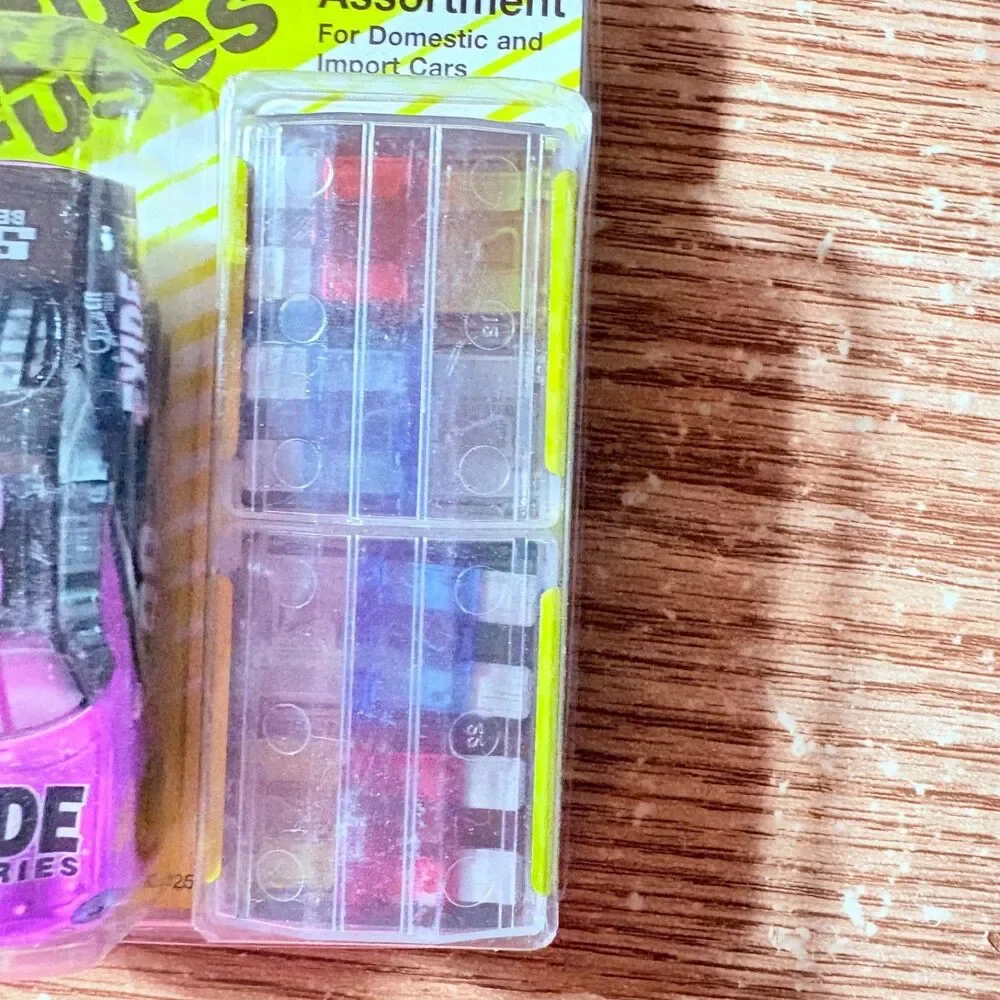 Buss Fuses 12 Fuse Assortment For Domestic And Import Cars 99 Purple And Black